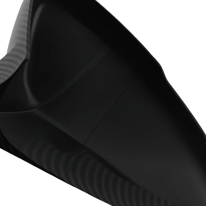 Black ABS Carbon Fiber Side Mirror Covers for 2018-2022 Honda Accord