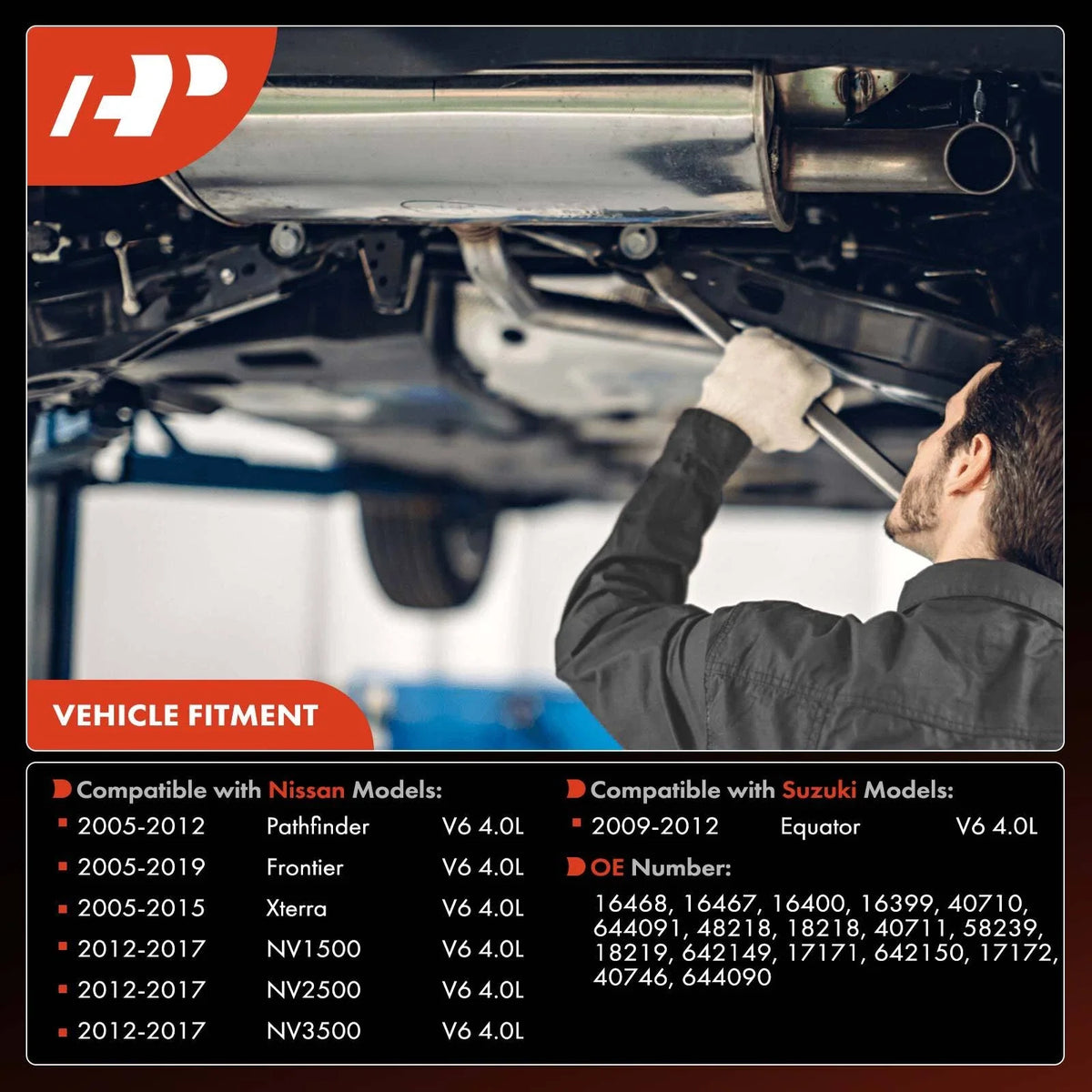 Catalytic Converter Set for Nissan Frontier and Pathfinder 2005-2019