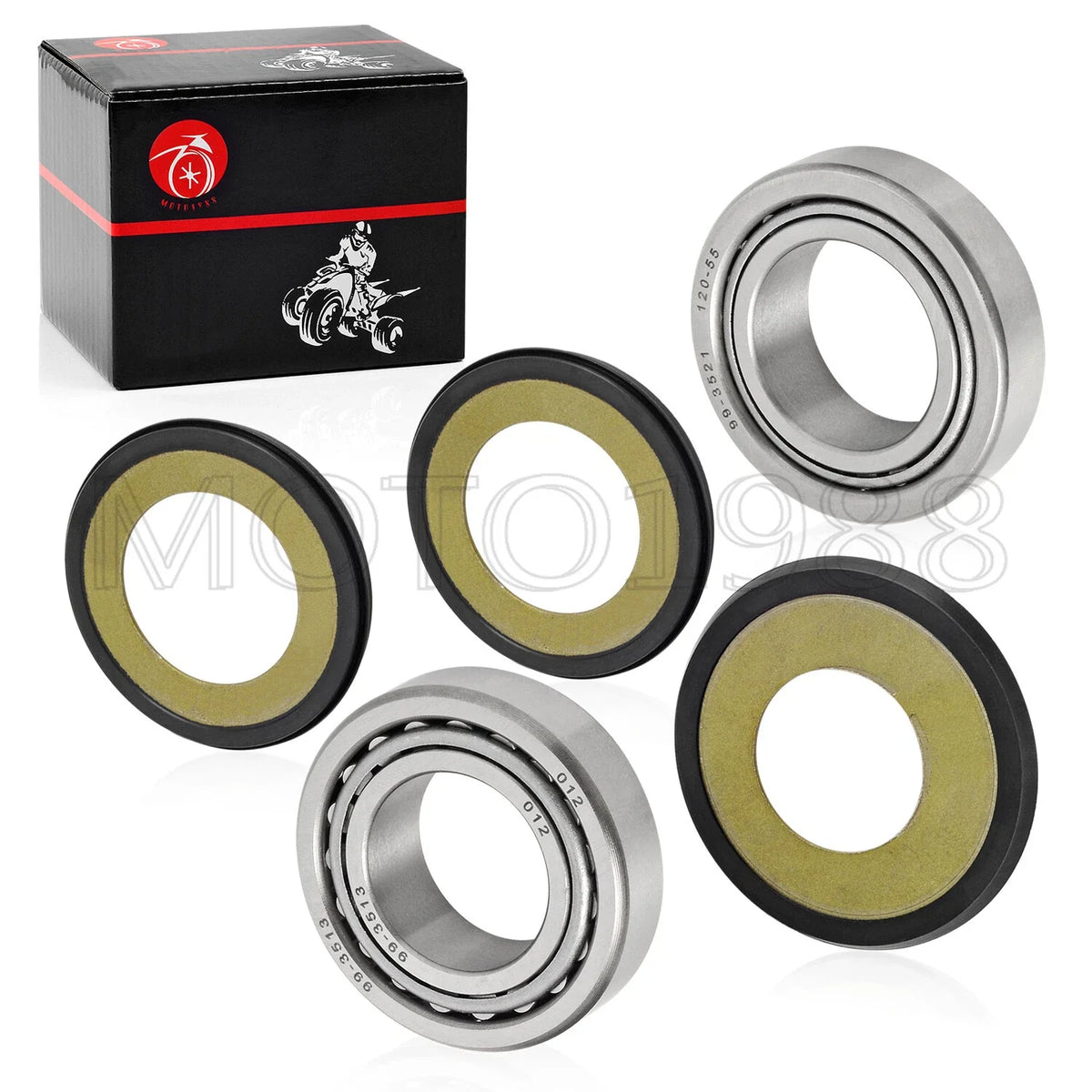 Steering Stem Bearings and Covers for YZ400F Yamaha (1998-1999)