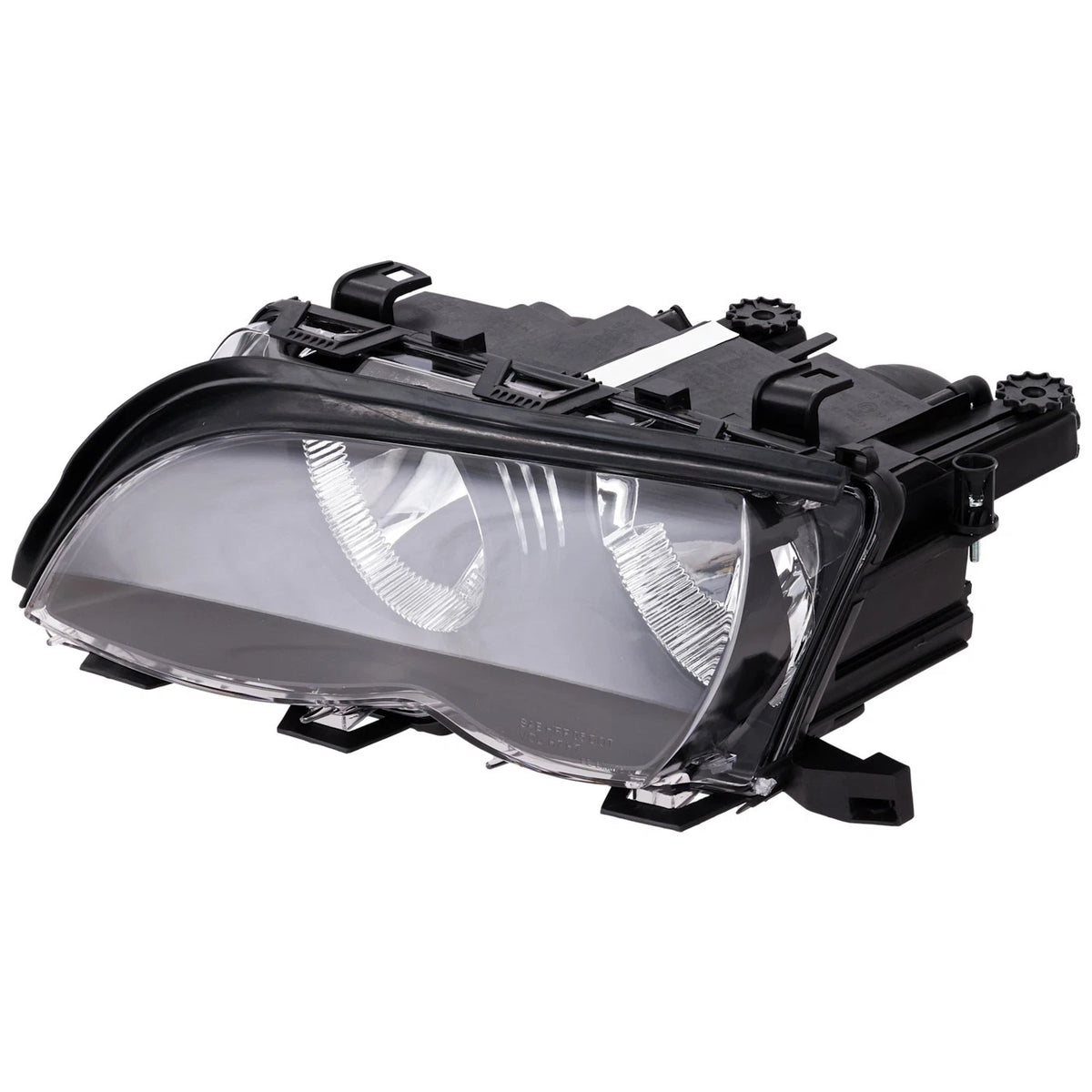 Driver Side Headlight for BMW 325i (2002–2005) Halogen Black Bezel