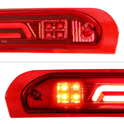 Cargo Lamp + Dual 3D LED Bar Third Tail Brake Light for Dodge Ram 2002-2009