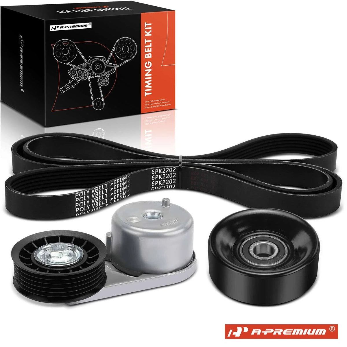 3X Serpentine Belt Drive Component Kit for Ford Explorer Ranger (2001–2011)