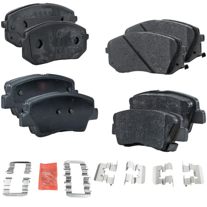Set of 4 Ceramic Brake Pads - 2015 Hyundai Sonata
