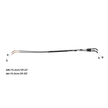 Throttle Cable Set for Kawasaki ZX10R Ninja (2006-2007)