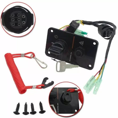 Key Switch Assembly Panel 704-82570-12-00 for Yamaha Outboard (Single Engine)