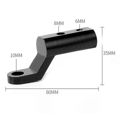 M6/M8 Motorcycle Mirror Light Extenders for Universal Fit (Universal)