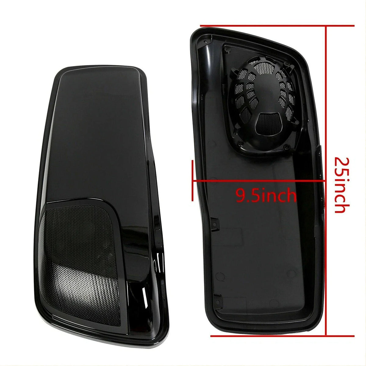 Saddlebag Speaker Lids 5" x 7" Cutout for Harley Touring Street Road Glide (2014–Present)