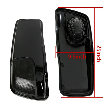 Saddlebag Speaker Lids 5" x 7" Cutout for Harley Touring Street Road Glide (2014–Present)