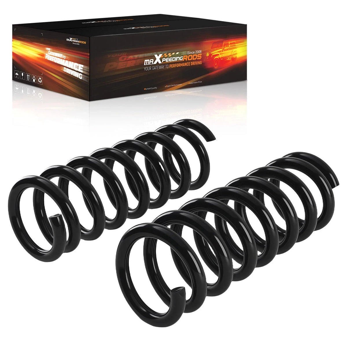 2X Front Coil Spring for Chevrolet Silverado GMC Sierra 1500 Classic (1999–2007)