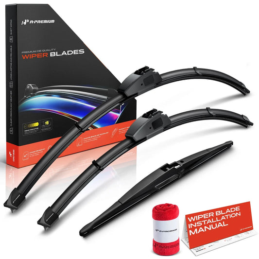Set of 3 Windshield Wiper Blades for Mitsubishi Endeavor (2004–2011)