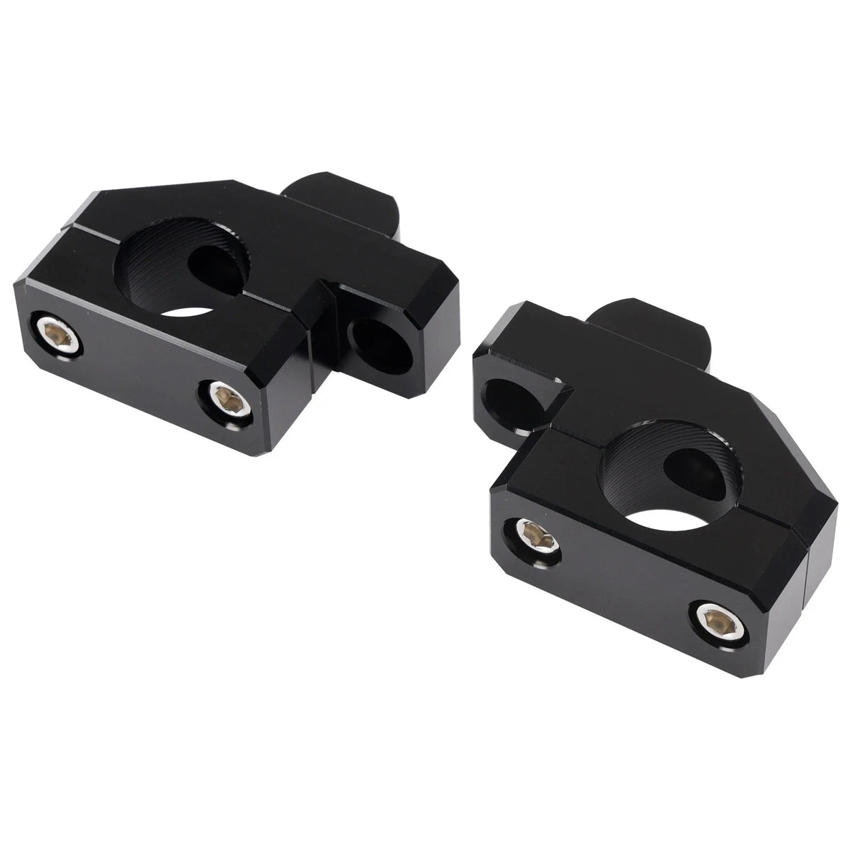 20mm Offset Black Handlebar Risers for KTM 390 790 890 1290 Adventure (2019–2024)