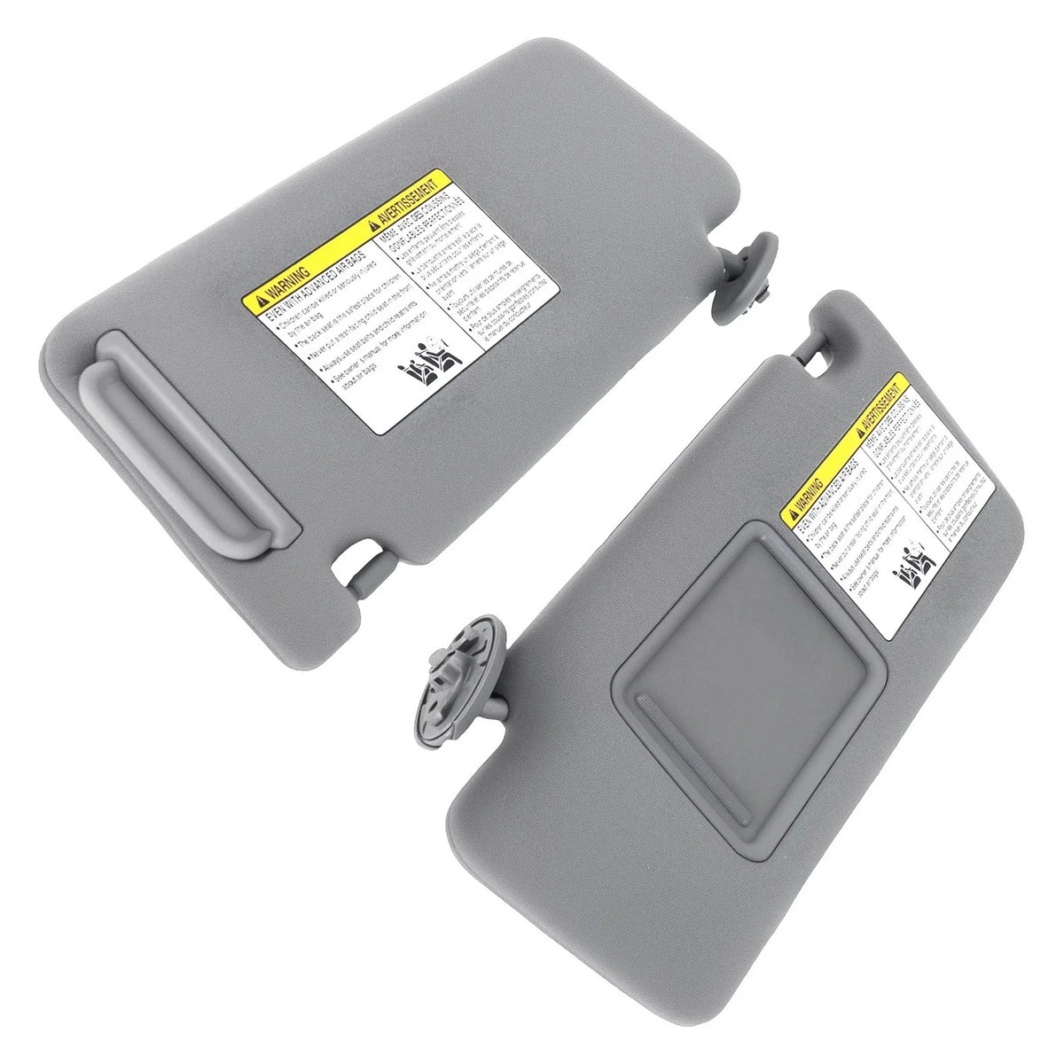 Pair of Sun Visors for 2005-2015 Toyota Tacoma 74320-35C10-B0