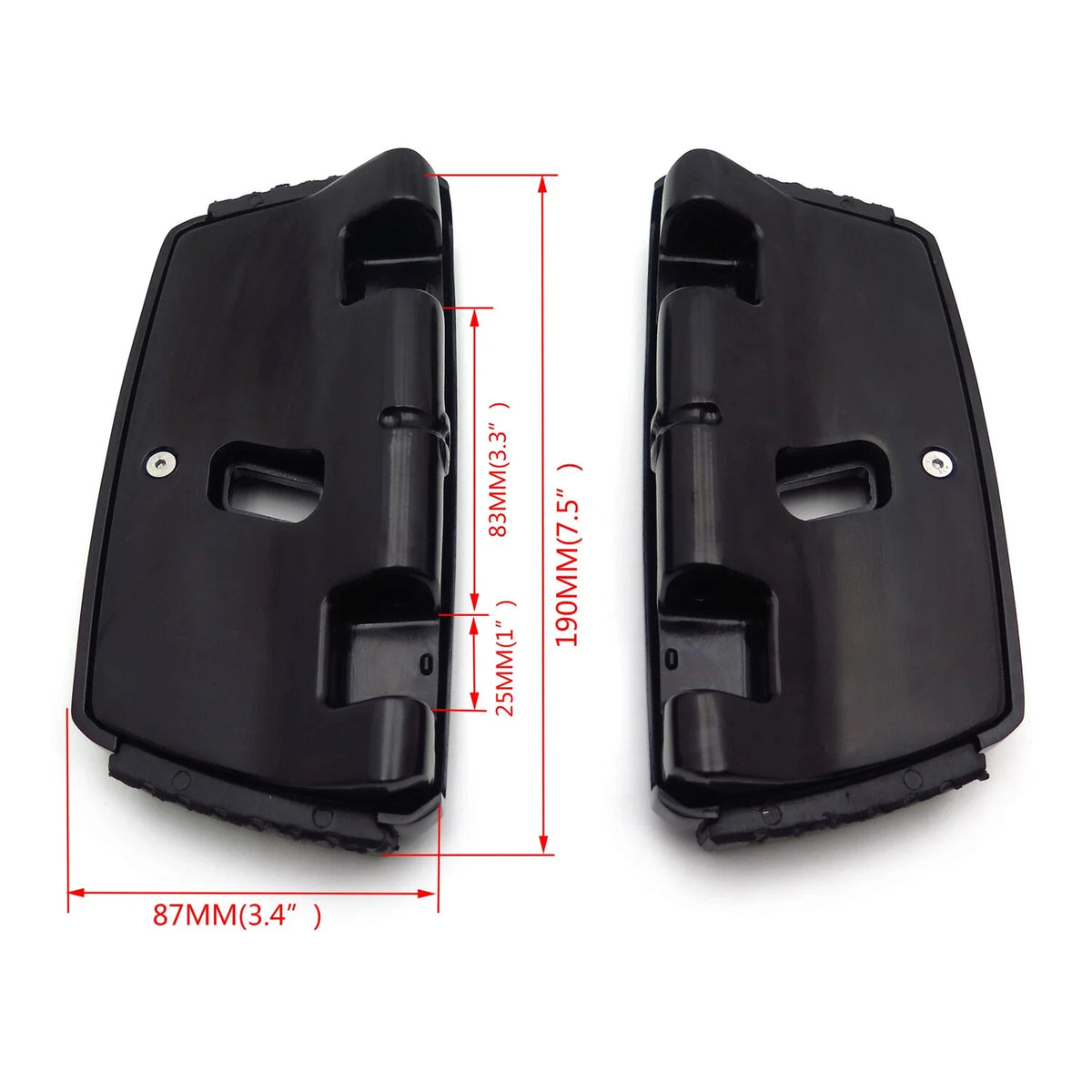Floorboard Kit Front & Rear for Harley Road King (1986–2019)