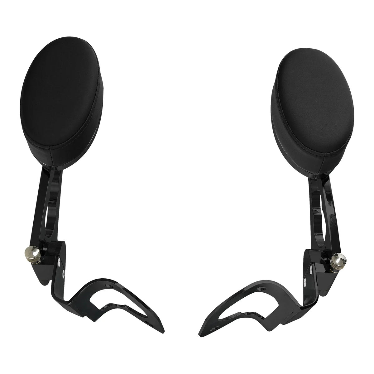 Passenger Armrests Adjustable Black for Harley Street Glide 2014 and Up