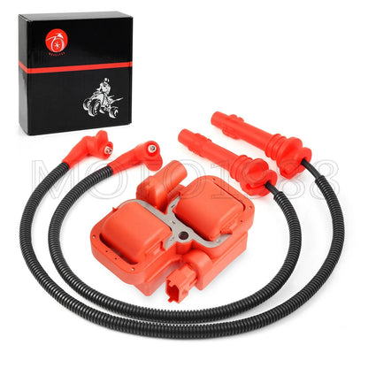 Ignition Coil & Spark Plug Wire Cap for Polaris Ranger XP 900 2013-2019