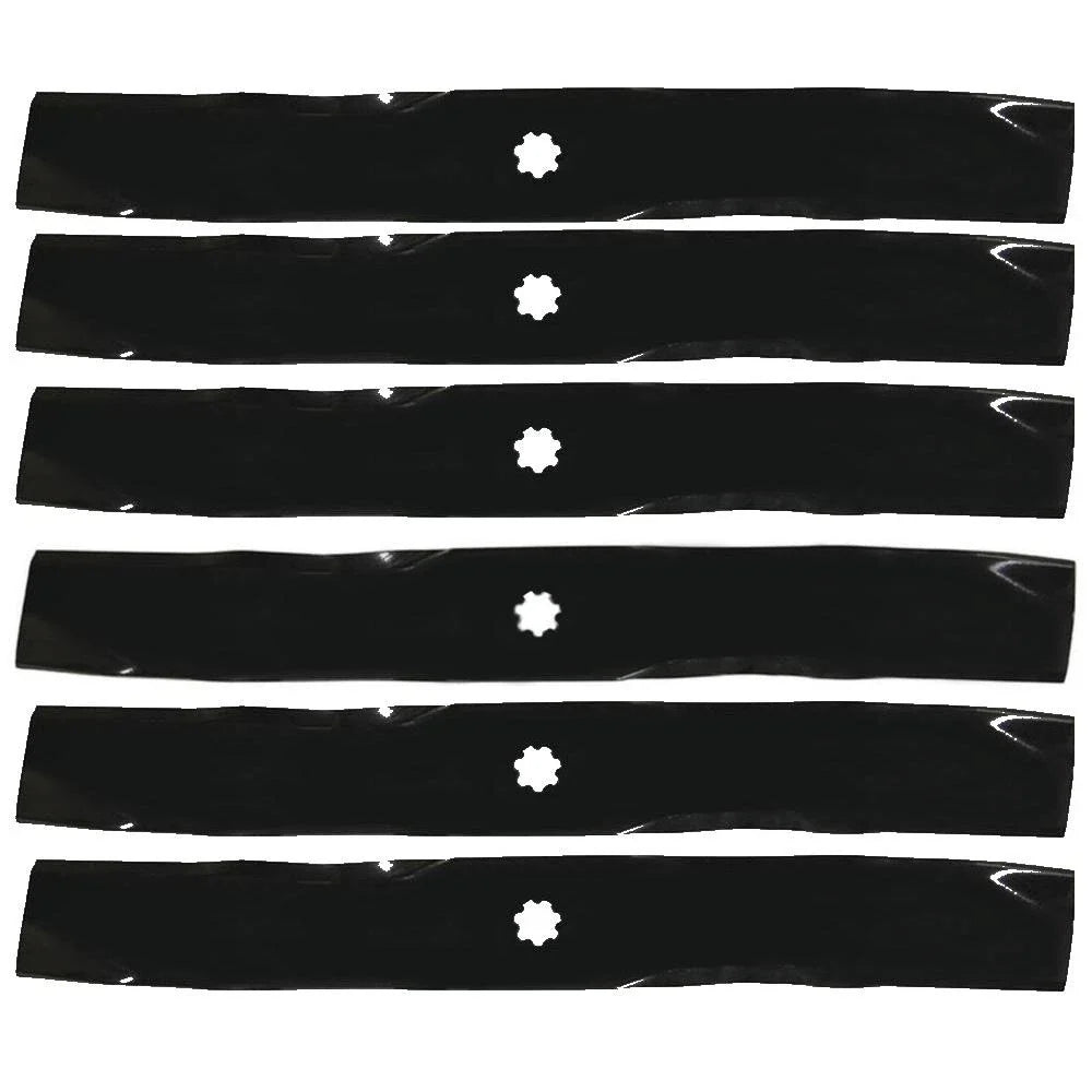 6X Blades M112991 for John Deere GT225 GT235 GT235E (38" Cut)