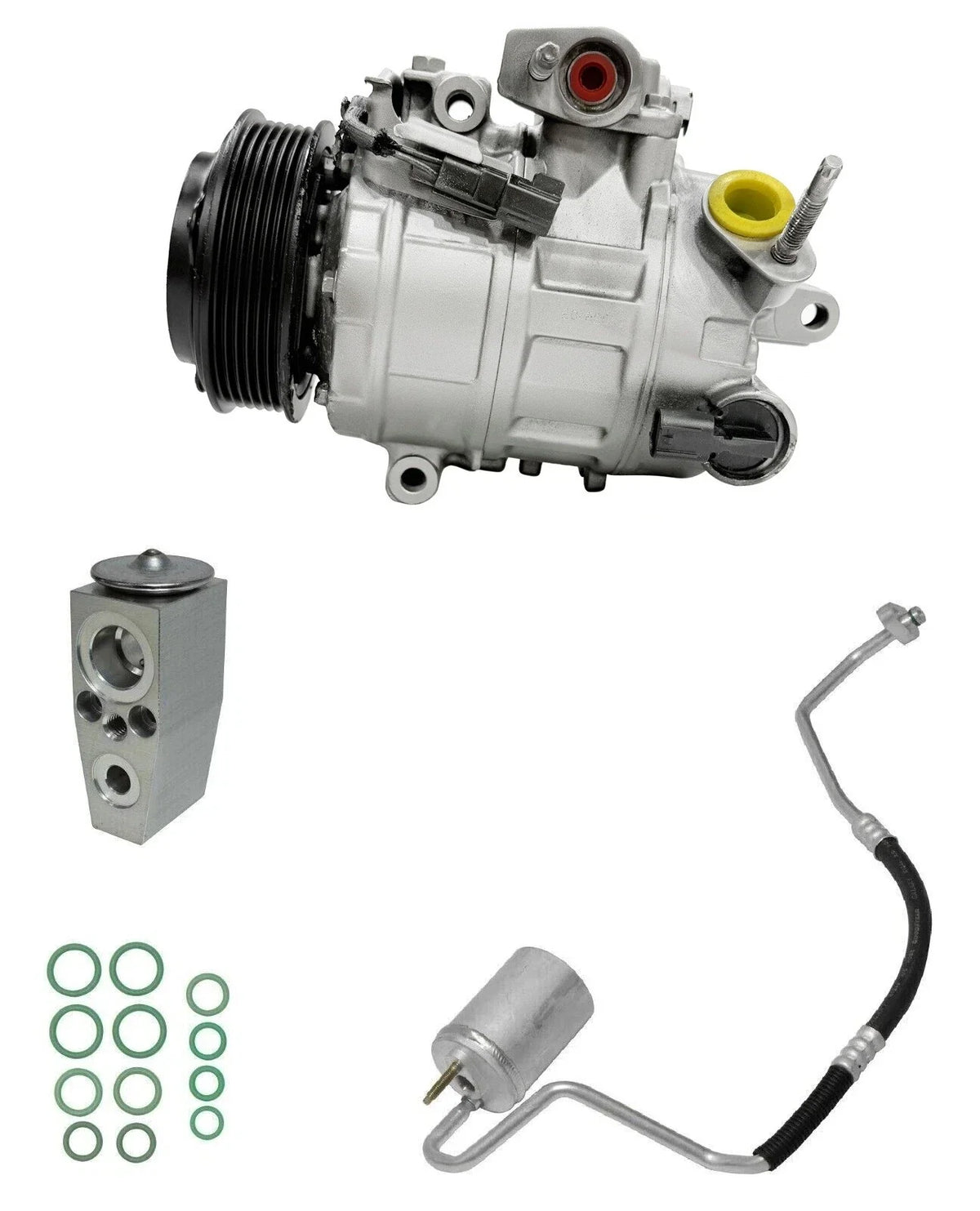 A C Compressor Kit OEM Replacement for Ford Taurus SHO 3.5L Turbo (2015–2017)