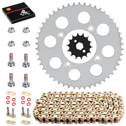 Chain & Sprocket Set 428VM-X X-Ring 118 Links for Honda CRF100F XR100R