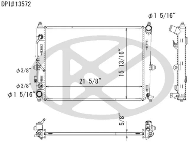 Radiator for Mazda MX5 Miata (2016–2024) MM119XJ
