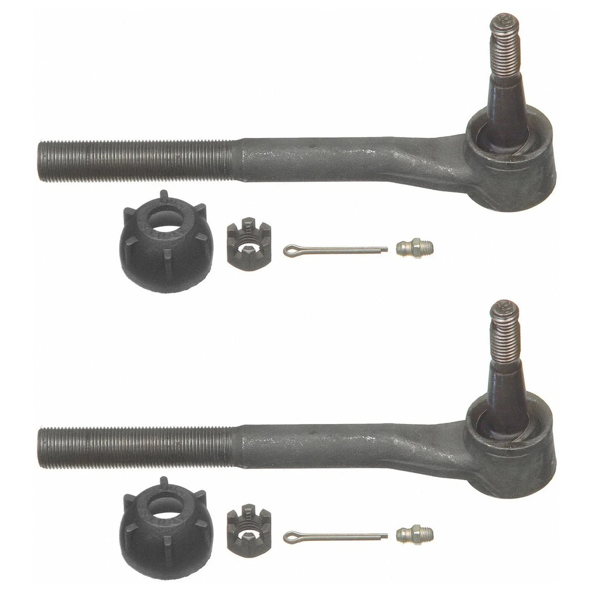 2X Moog Front Outer Steering Tie Rod End Kit for C1500 Express 2500 K3500 (1996–2002)