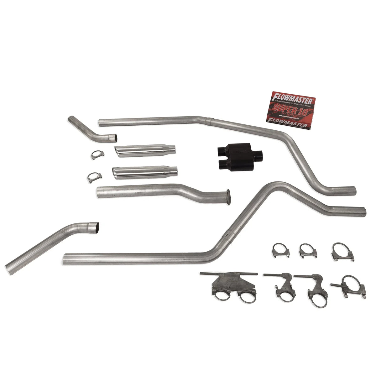 Dual Exhaust for Dodge Ram 1500 (2019–2025) 2.5" Flowmaster Super 10