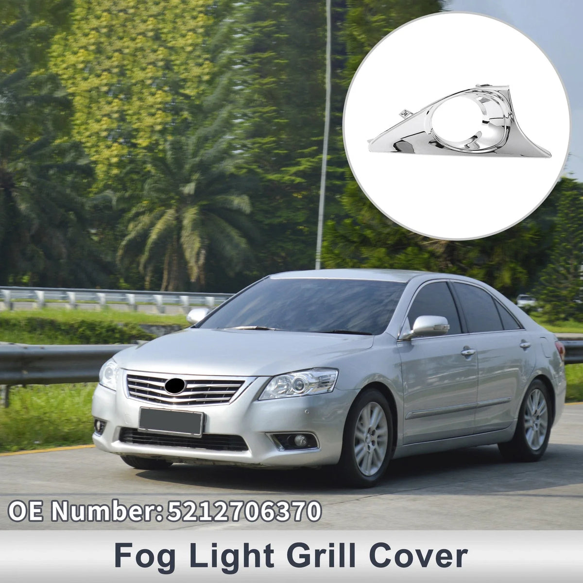 1 Pc Fog Light Grill for Toyota Camry V50 (2012–2014) No. 5212706370