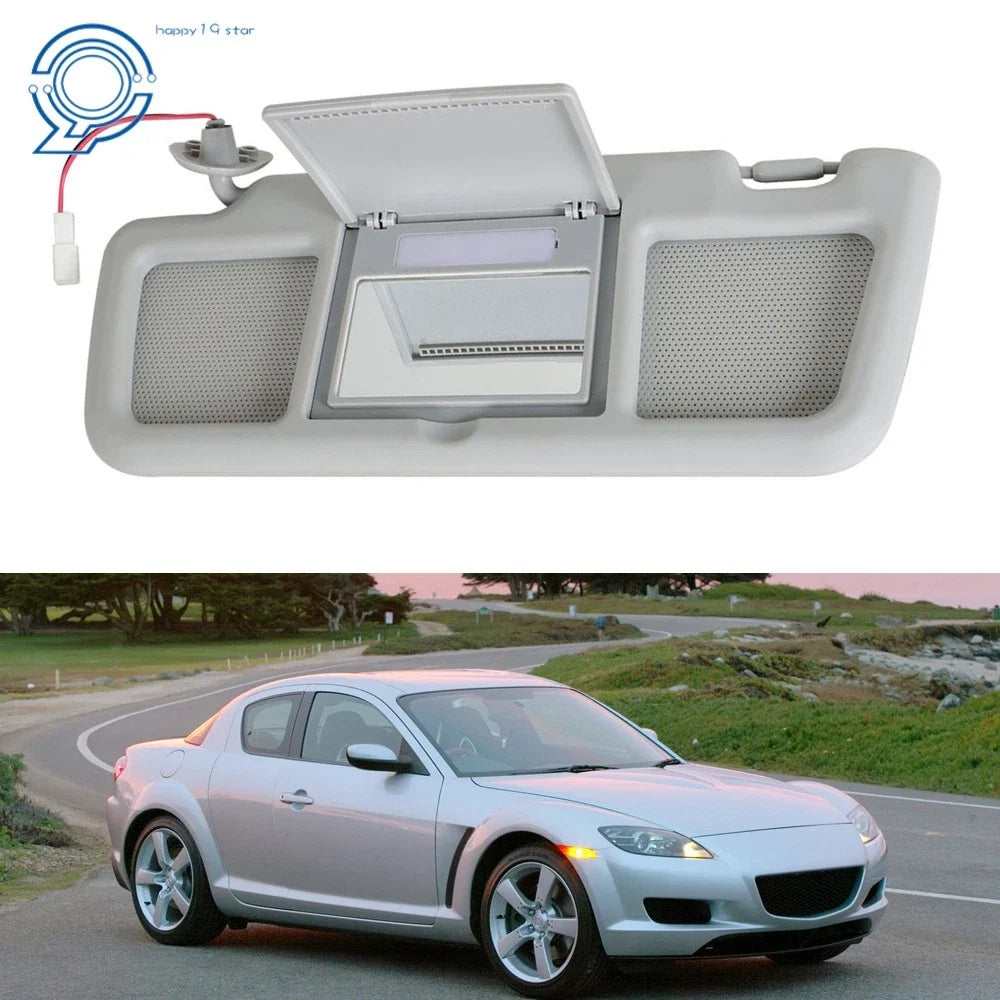 Left Driver Side Sun Visor with Mirror for RX-8 (2004-2011)