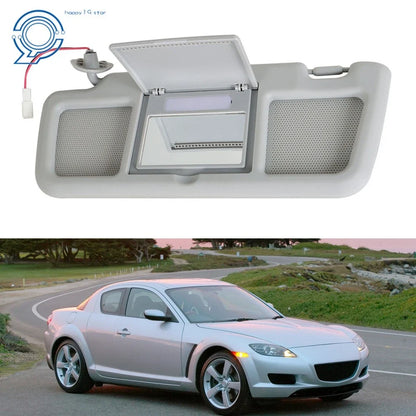 Left Driver Side Sun Visor with Mirror for RX-8 (2004-2011)