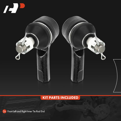 2X Tie Rod Ends with Ball Joints for Nissan Frontier & Xterra 2005-2019