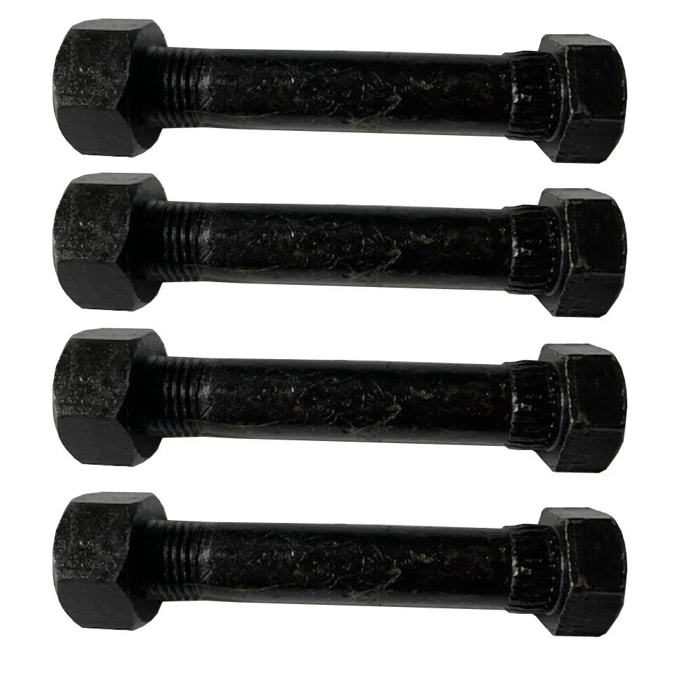 Set of 4 Trailer Spring Shackle Bolt & Nut 9/16"-18 X 3" for Suspension Equalizer