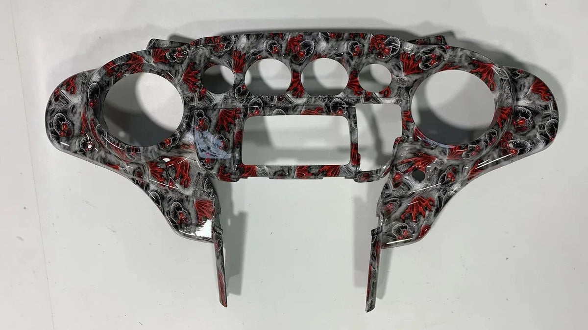 Skull Painted Front Inner Fairing Cowl for Harley Electra Glide (2014–2023)