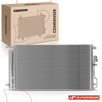 A/C Condenser with Bracket & Receiver Drier for Hyundai Tucson (2016–2018)
