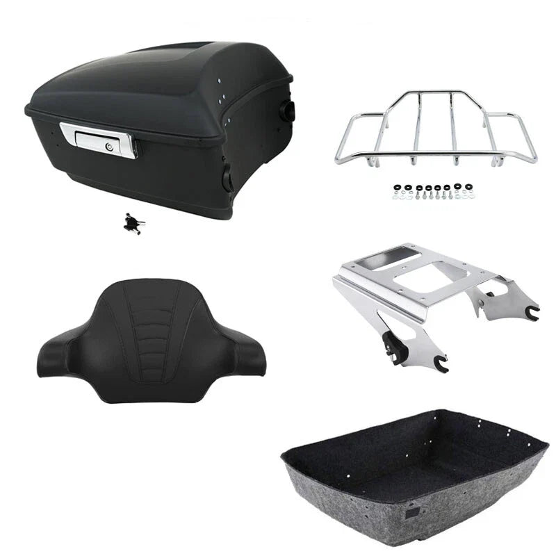 Trunk Backrest Rack Mount for Harley FLTRX Road Glide (2009–2013)