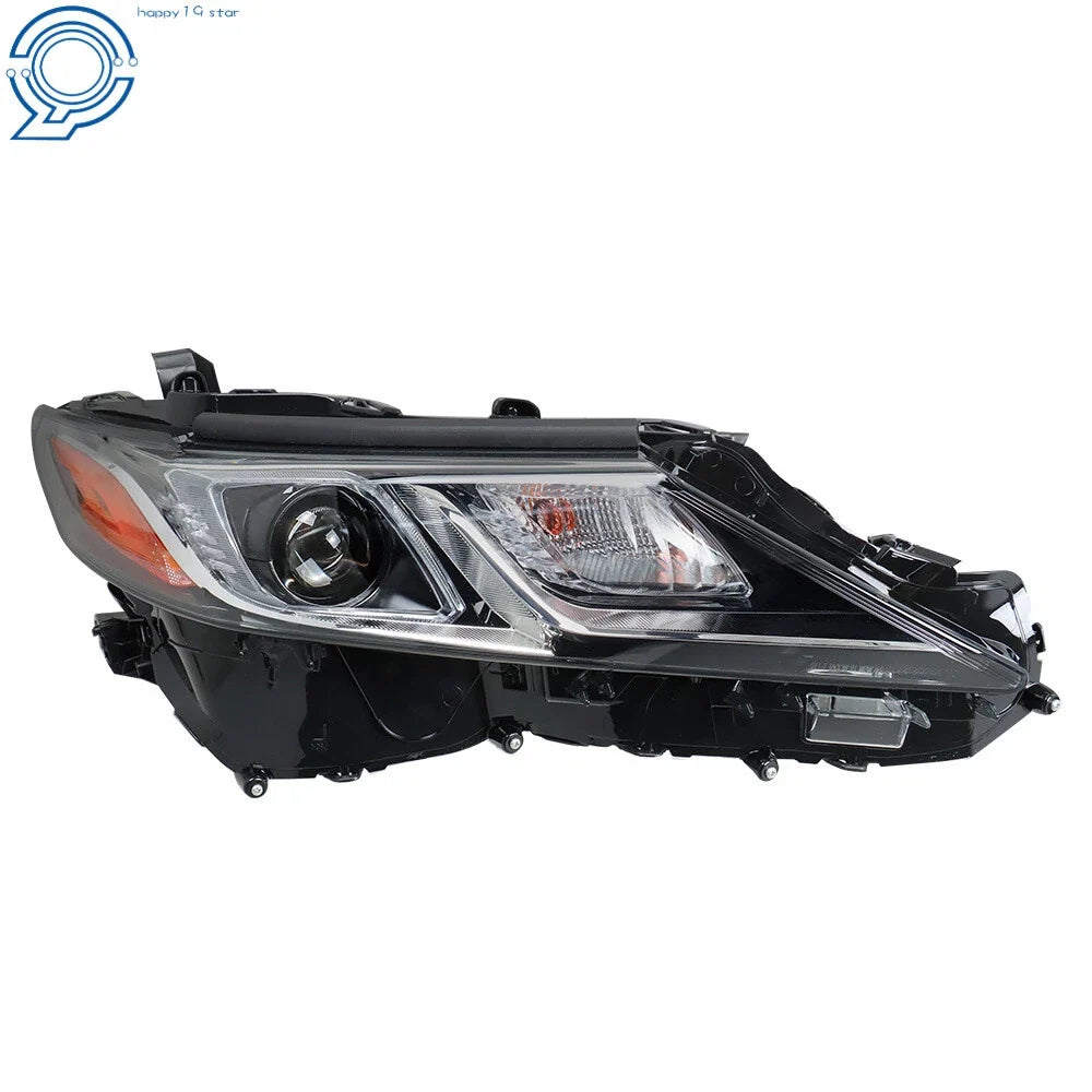 Headlight for Toyota Camry L LE SE (2018–2022) Black Housing Passenger Side
