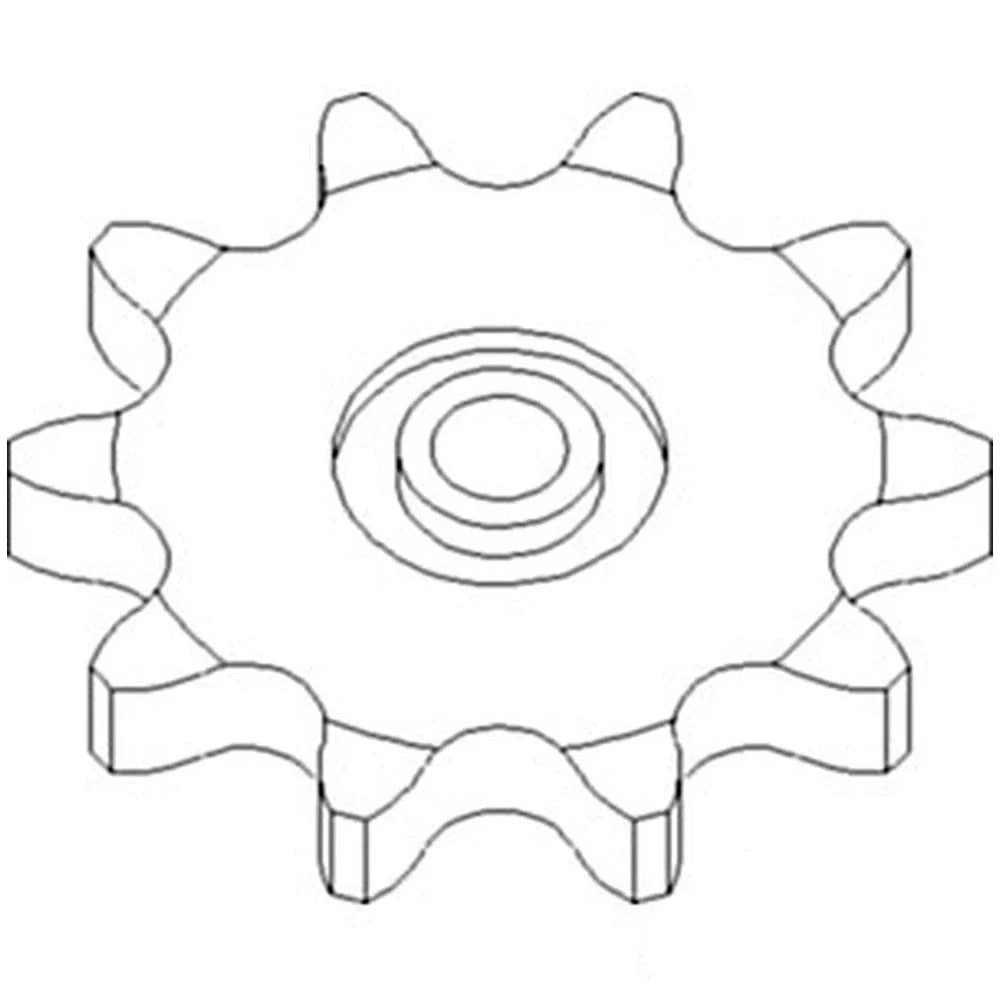 10 Tooth Sprocket for AH217746 Row Unit Drive (100 Chain)