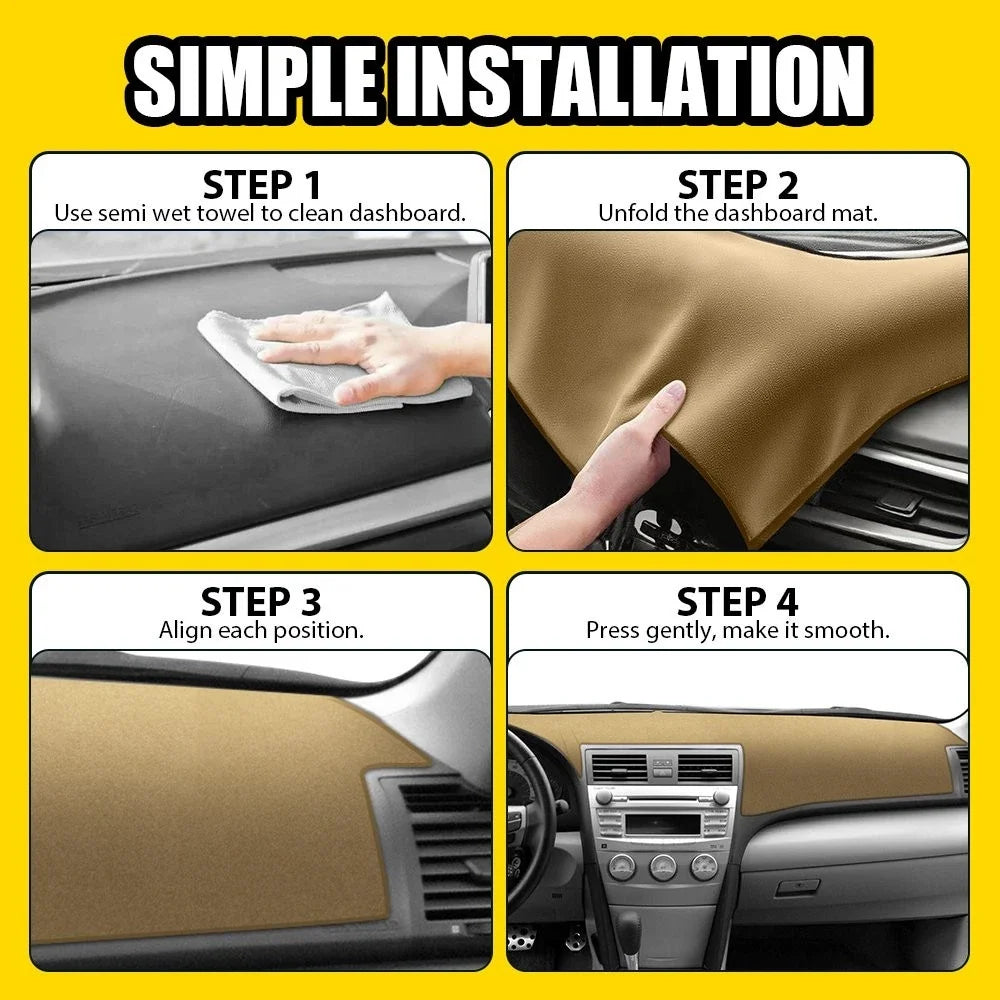 Dash Cover Mat - EXV Beige for Toyota Camry (2007–2011)