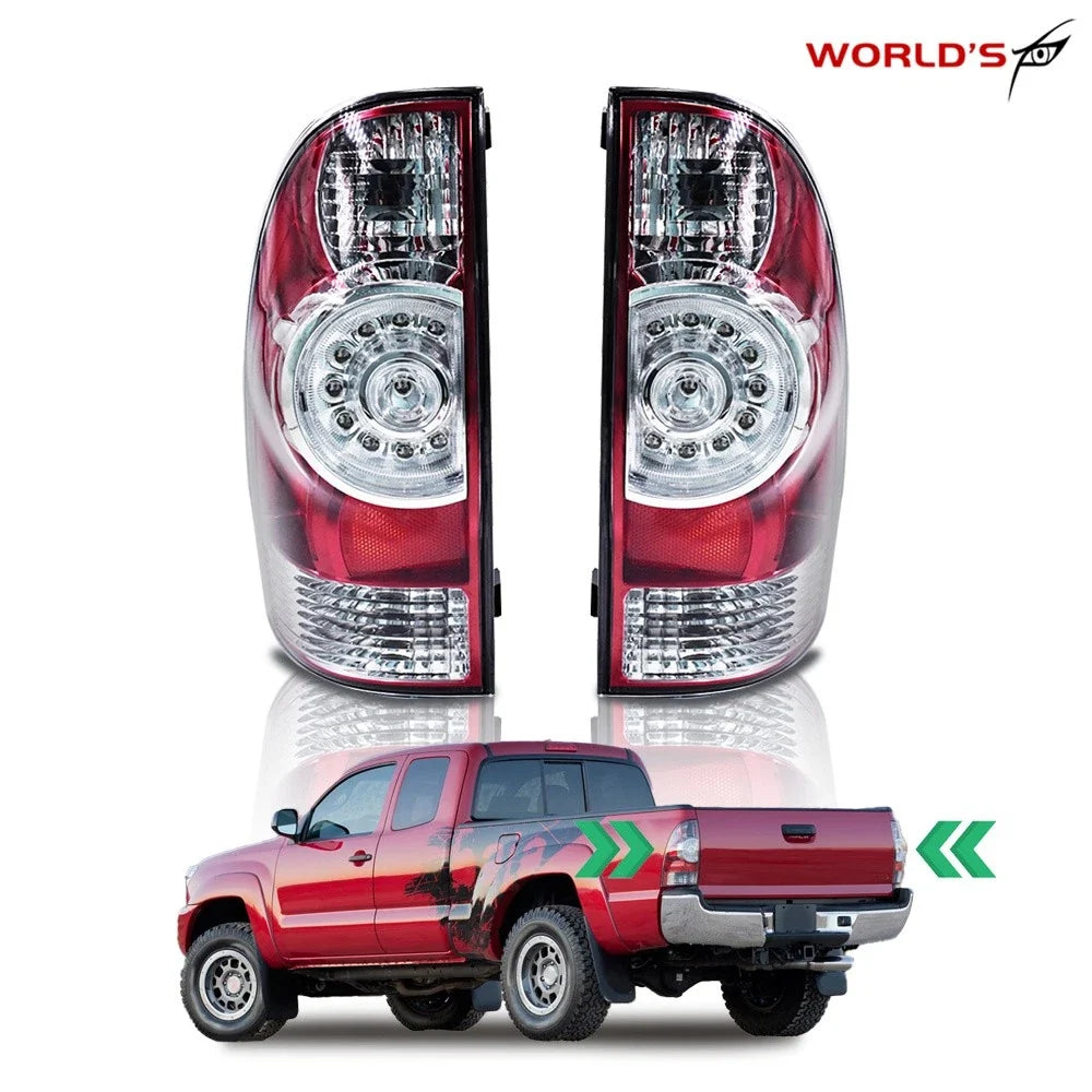 LED Tail Lights for Toyota Tacoma (2005–2015) Clear Left + Right