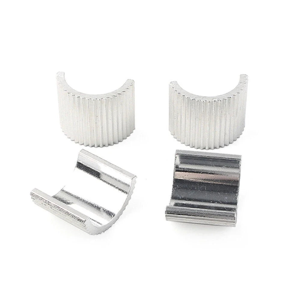 Set of 4 Handlebar Mount Risers Clamp Conversion Shims for Motorcycles