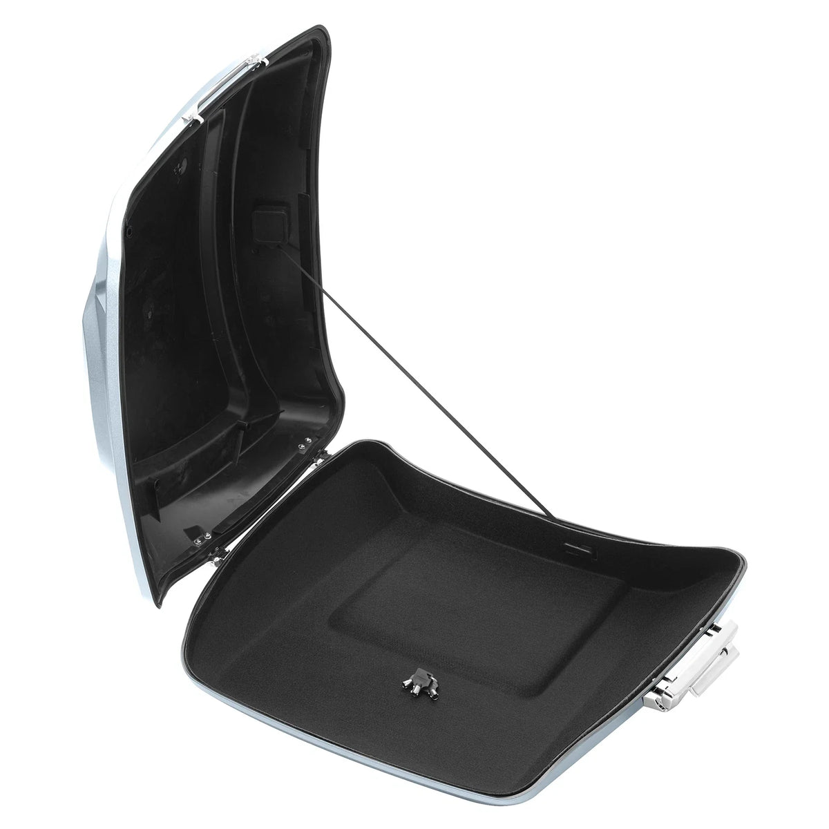 Trunk Backrest Pad Silver Razor for Harley Touring CVO (2014-2025)