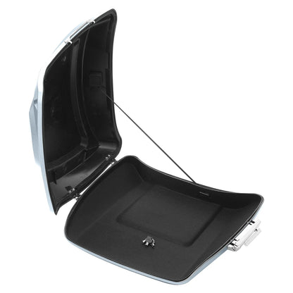 Trunk Backrest Pad Silver Razor for Harley Touring CVO (2014-2025)