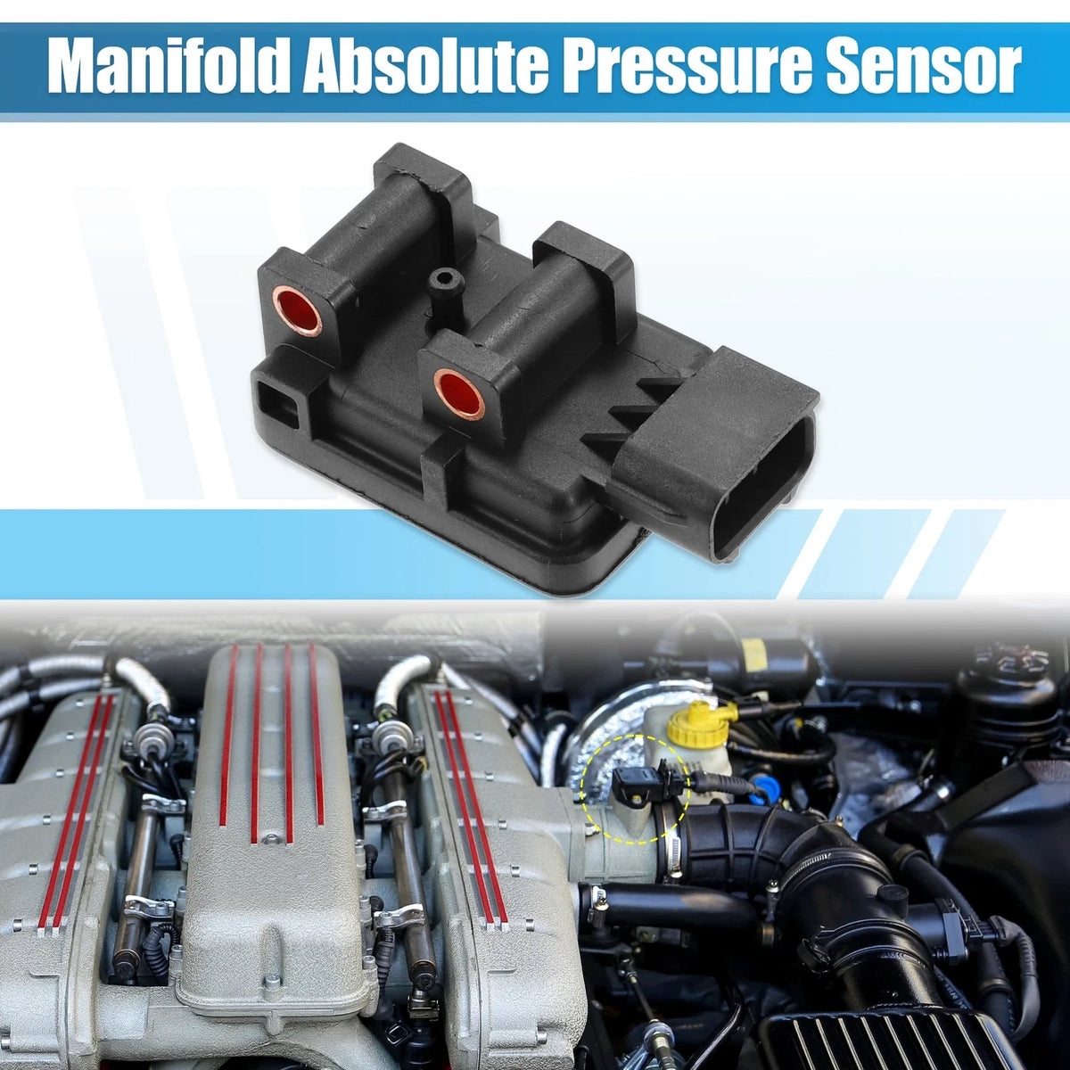 Manifold Absolute Pressure Sensor for Dodge Dakota, Jeep Wrangler (N/A) 56029405
