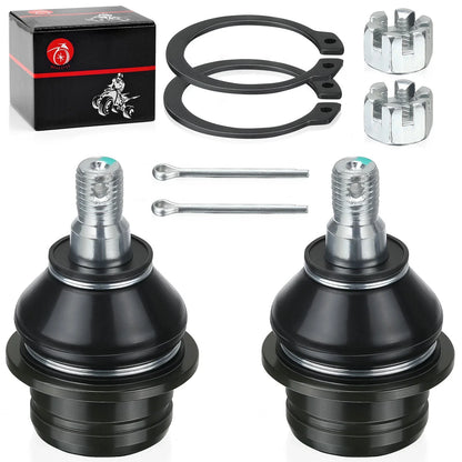 2X Upper + Lower Ball Joints for Suzuki KingQuad 450 500 700 750 (2005–2023)