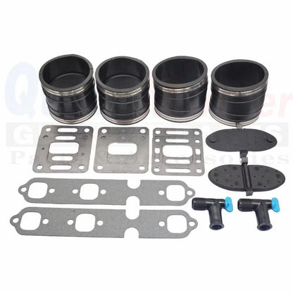 Bellows with Gasket & Drain Fitting 806926A1, 44348T for Mercruiser