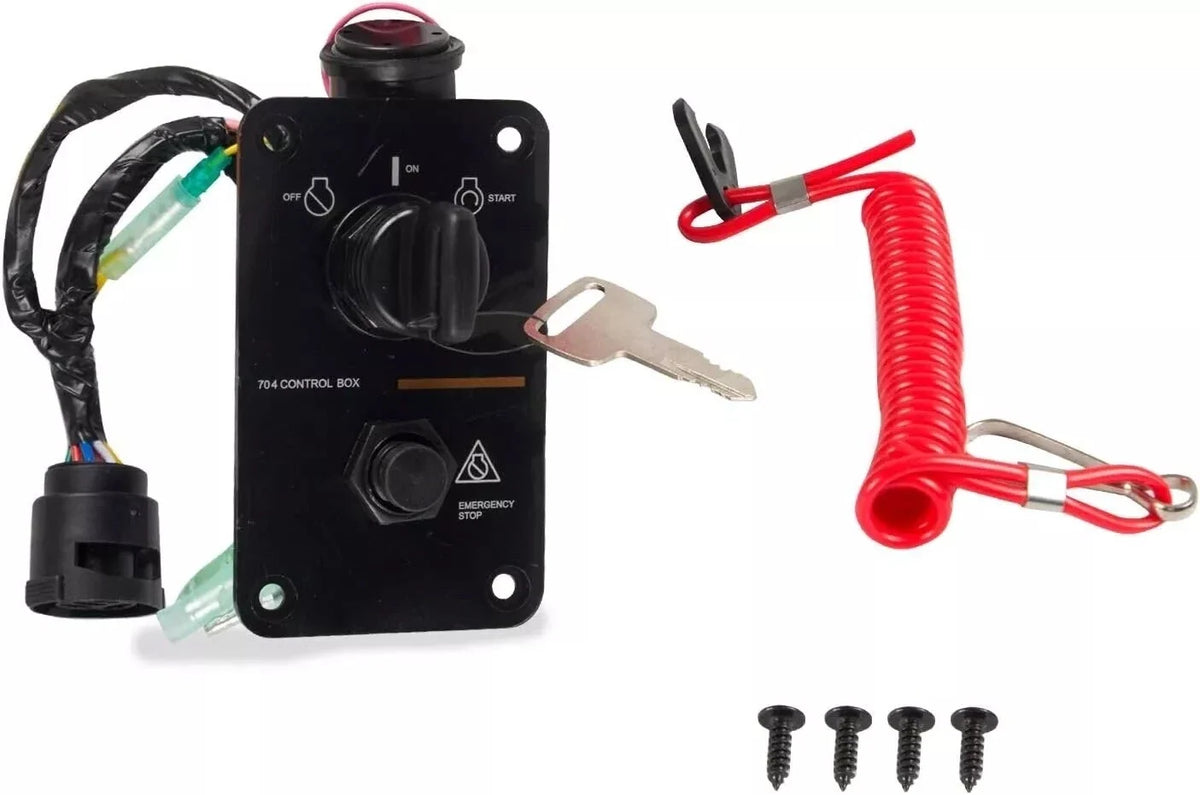 Key Switch Panel Assembly 704-82570-12-00 for Yamaha Outboard