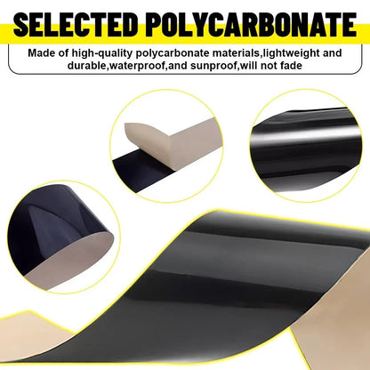 Gloss Black Door Trim Set of 6 Window Pillar Posts for Cadillac XT5 2017-2023