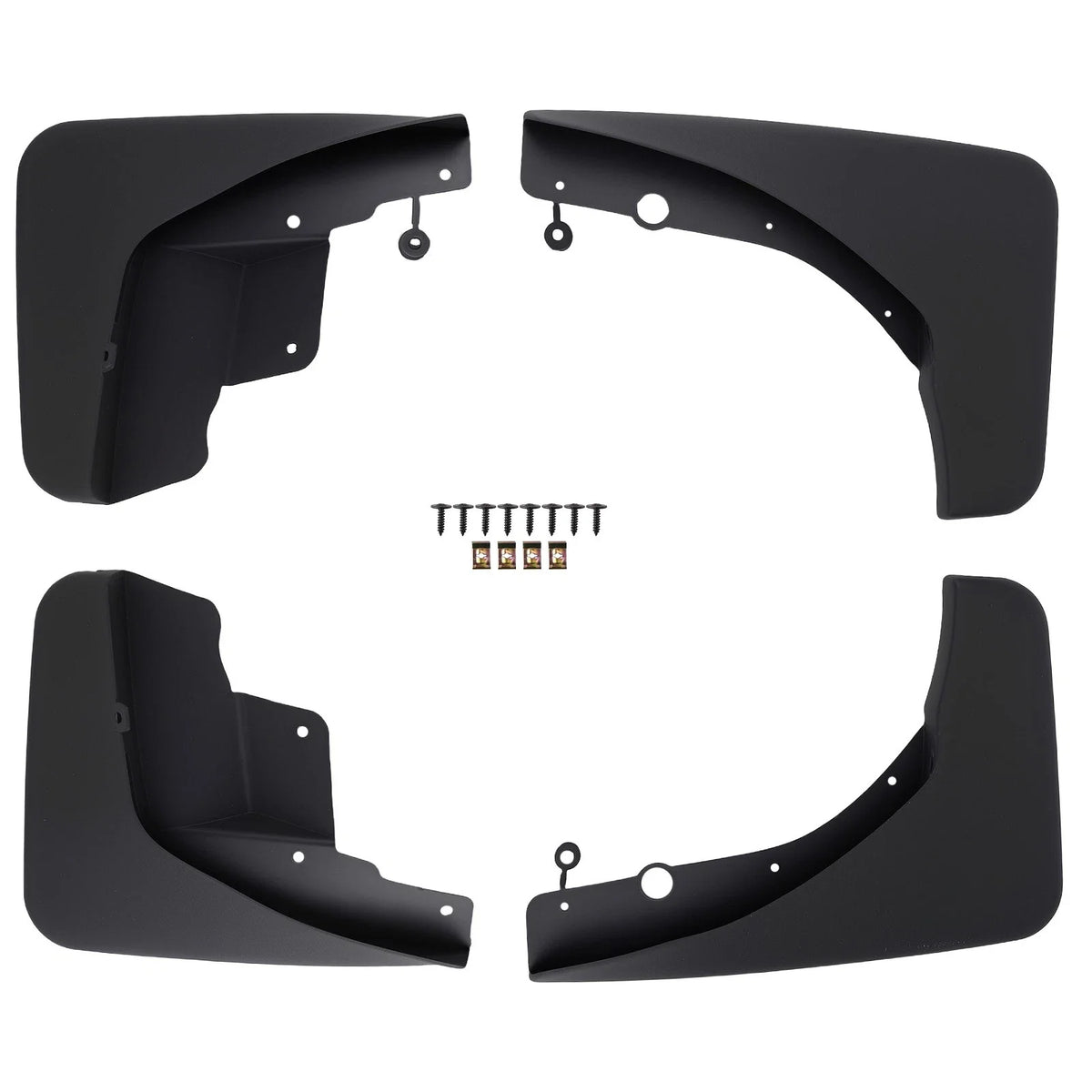 Mud Flaps Set of 2 for Jeep Grand Cherokee 2011–2021 - Advanced Black