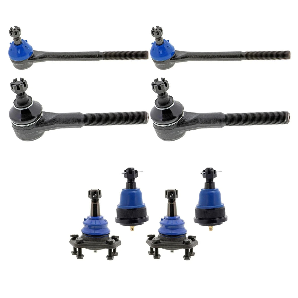 8PC Tie Rod Ends & Ball Joint Kit for Chevrolet Camaro (1967–1969)