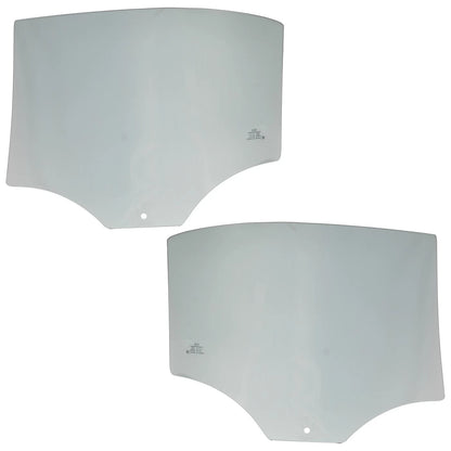 Set of 2 Rear Door Glasses for VW Jetta