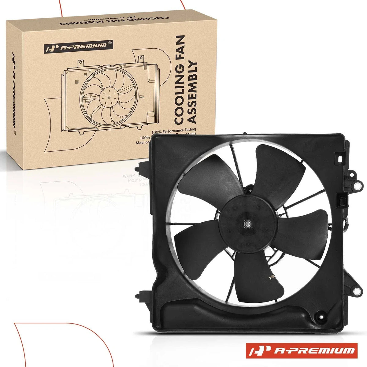 Cooling Fan Assembly with Shroud for Honda HR-V (2016–2022)