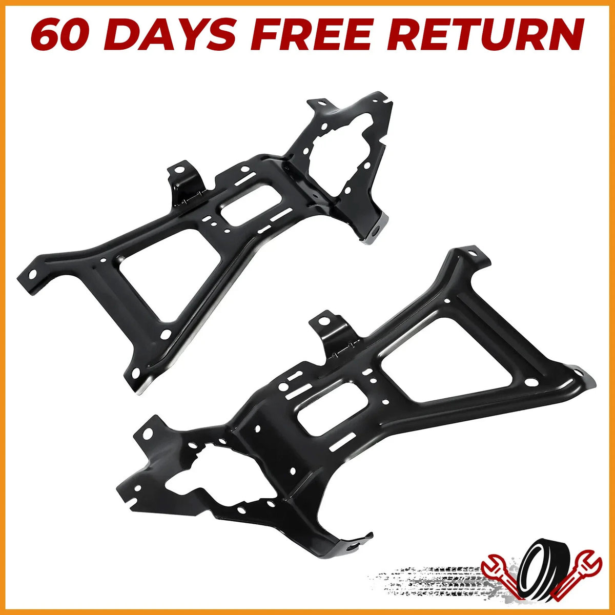 Set of 2 Bumper Brackets for Ram 1500 (2015–2023)